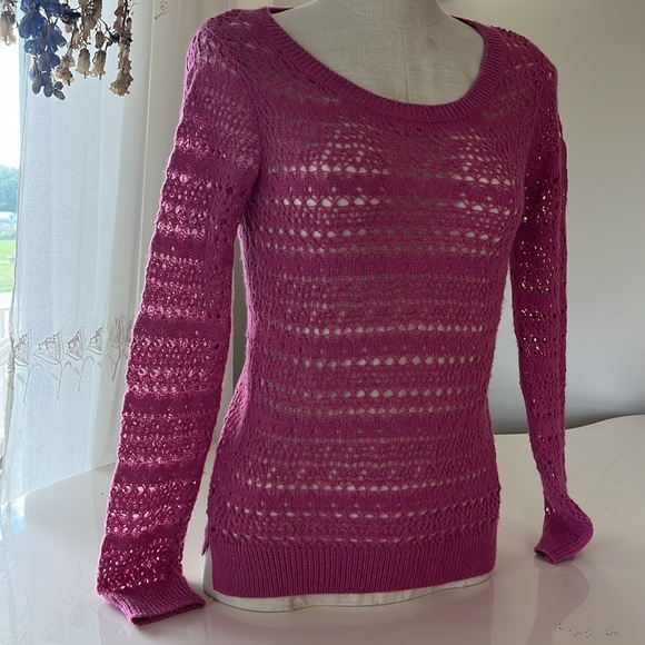 Ricki’s lace crewneck sweater size xs - Picture 2 of 3